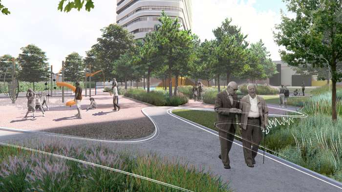 Двір / Територія ЖК 'Kandinsky' - фото №5 Двір / Територія ЖК 'Kandinsky'