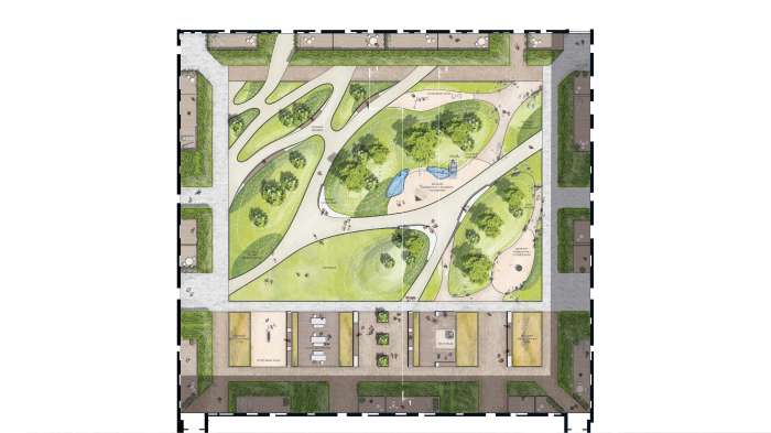 / Rybalsky – Inner Courtyard #3