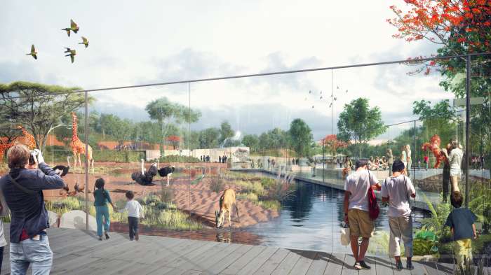 / Zoo and Amusement Park at Boyukshor Lake