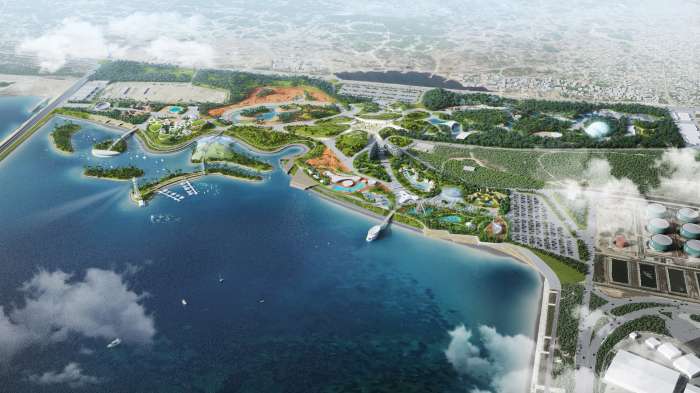 / Zoo and Amusement Park at Boyukshor Lake