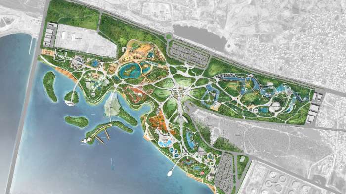 / Zoo and Amusement Park at Boyukshor Lake