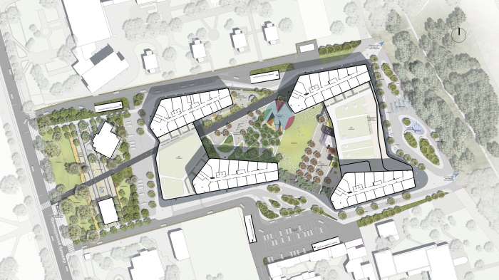 Генеральний план / Територія ЖК 'Kandinsky' - фото №2 Генеральний план / Територія ЖК 'Kandinsky'