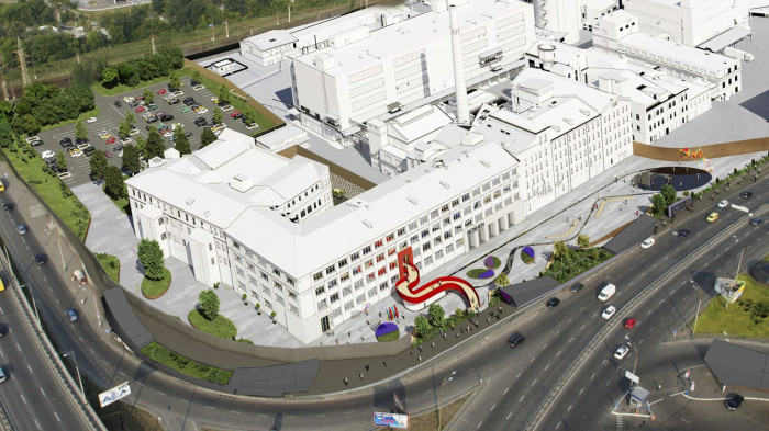 '33bY Architecture' / Внутрішній двір офісу 'Roshen'