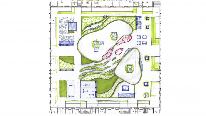 / Двори №3, №9 ЖР 'Rybalsky'