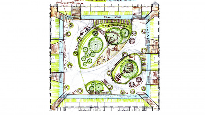 / Двори №3, №9 ЖР 'Rybalsky'