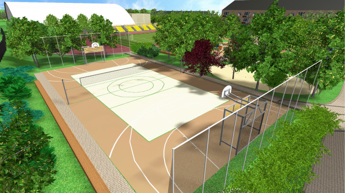Баскетбольний майданчик / Новопечерська школа - фото №4 Баскетбольний майданчик / Новопечерська школа