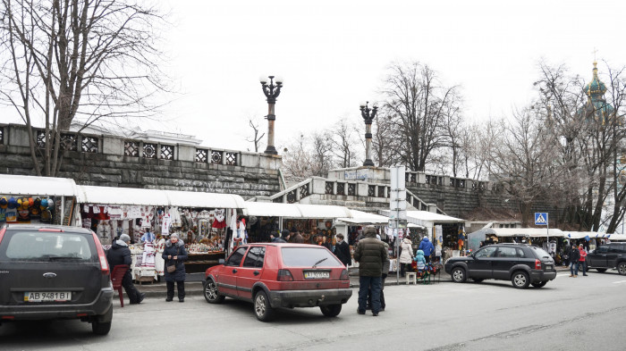Вхідна група до реконструкції / Відновлення Старокиївської гори