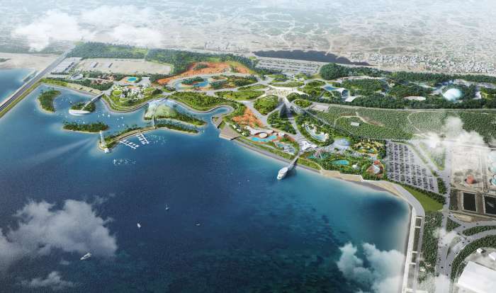 Zoo and Amusement Park at Boyukshor Lake