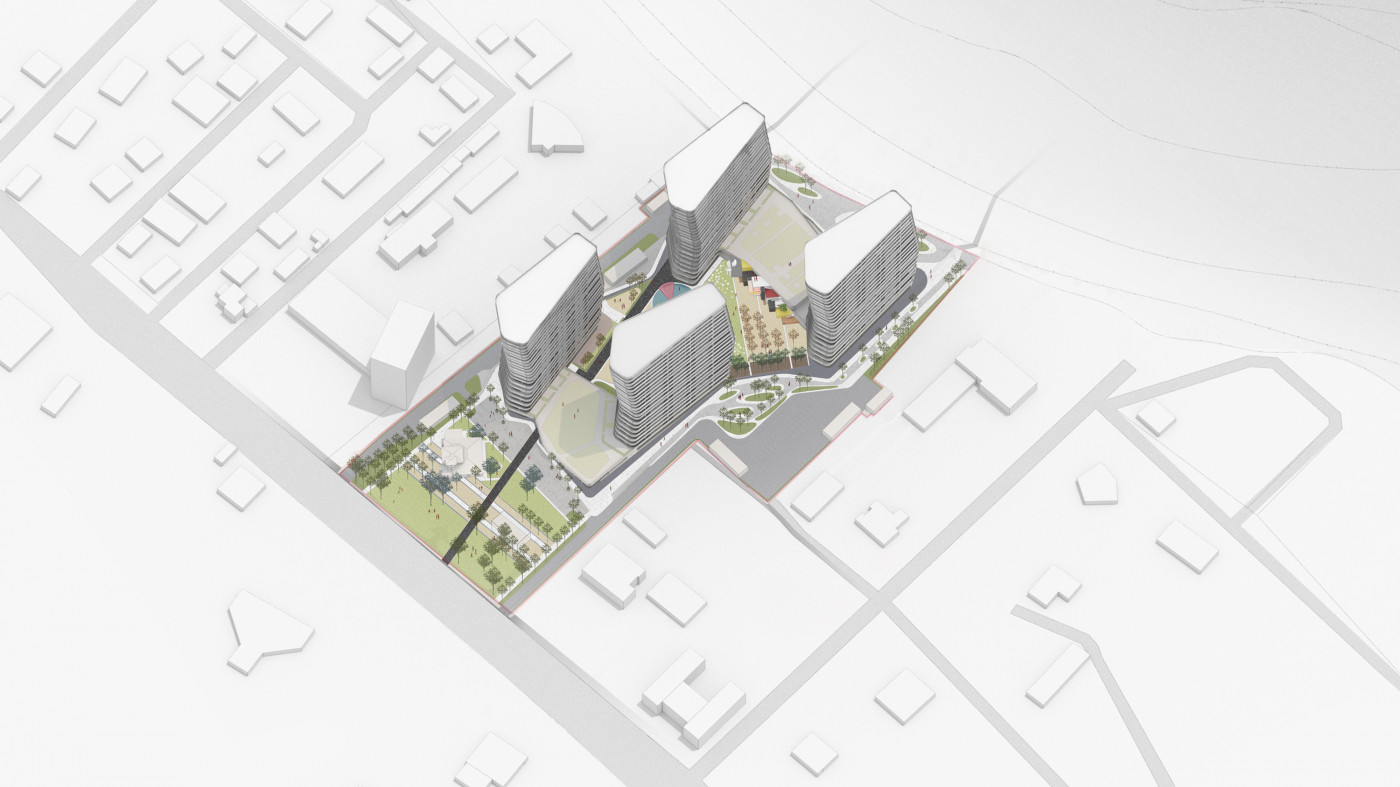 Загальний вигляд Загальний вигляд / Територія ЖК 'Kandinsky'