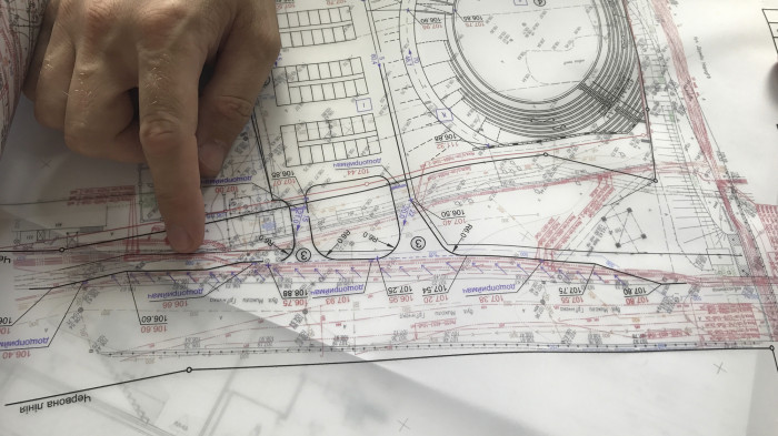 / Внутрішній двір офісу 'Roshen'