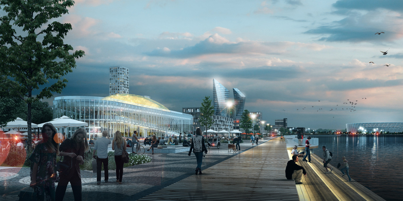 / Технопарк на території озера Беюк-Шор / Технопарк на території озера Беюк-Шор