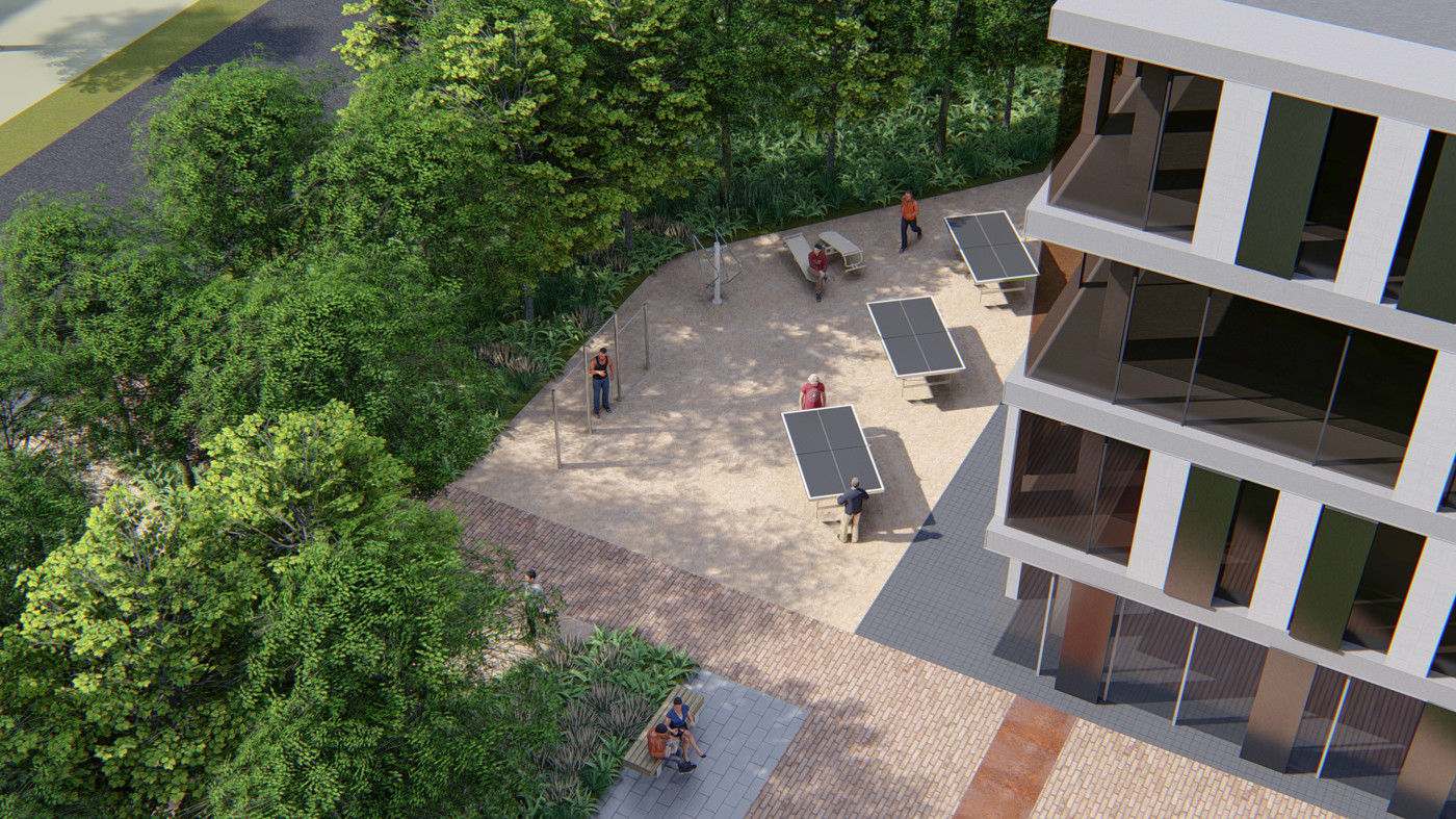 Спортивний майданчик Спортивний майданчик / Event plaza 'UNIT.City'