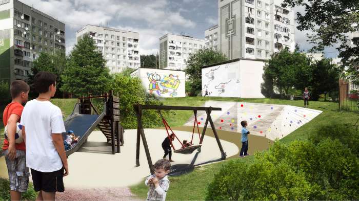 / Yard reconstruction