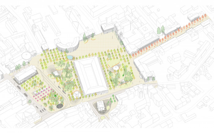 / Garden #3 Renovation, Kontraktova Square