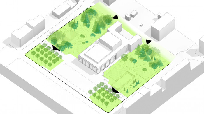 Розширення зелених зон / Театральна площа