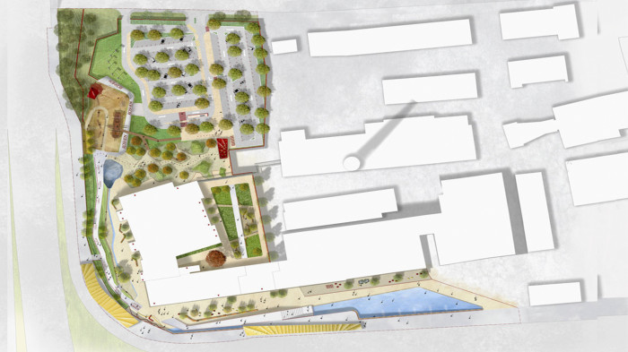 / Roshen Office Courtyard