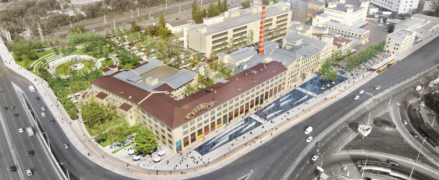 / Roshen Office Courtyard