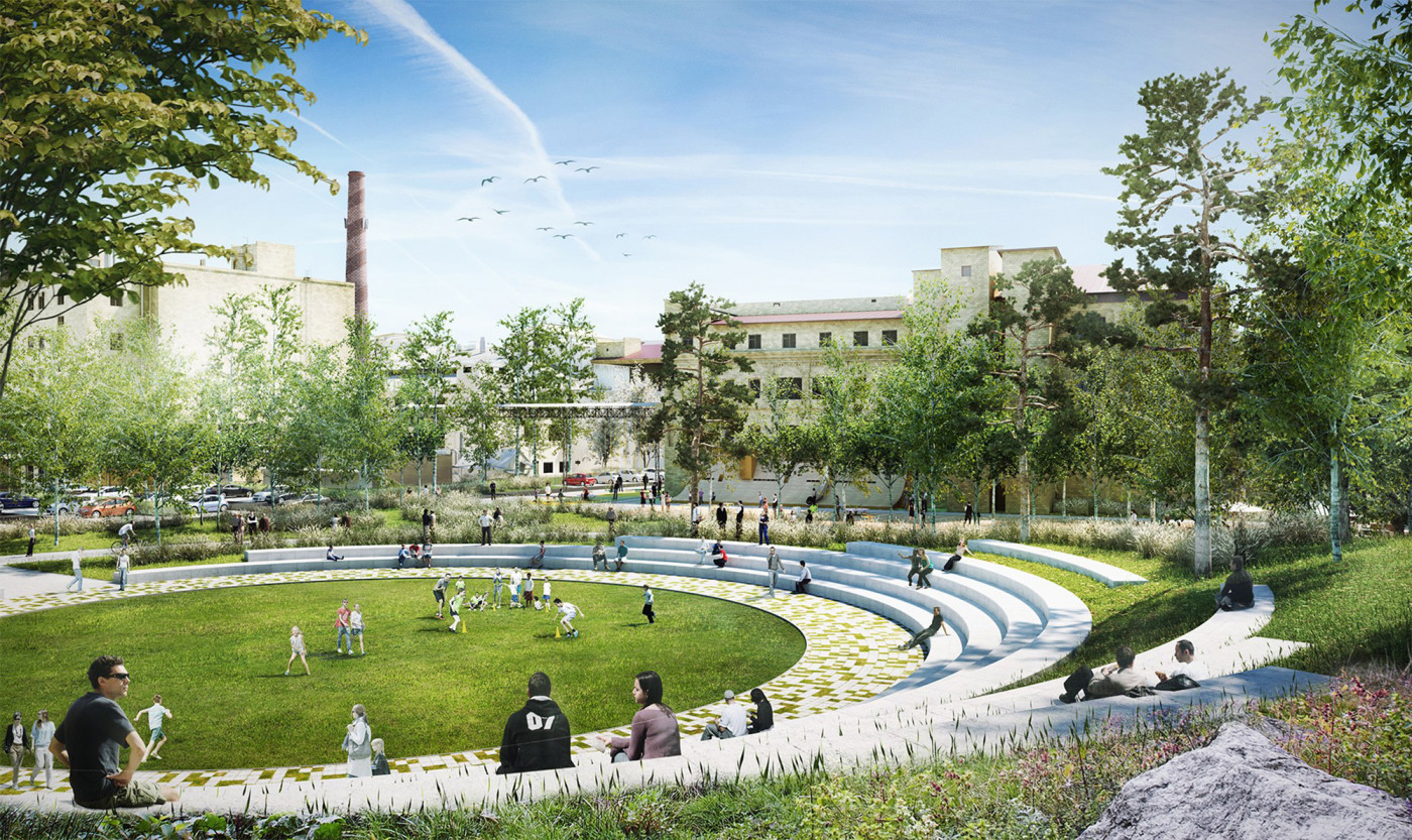 / Roshen Office Courtyard