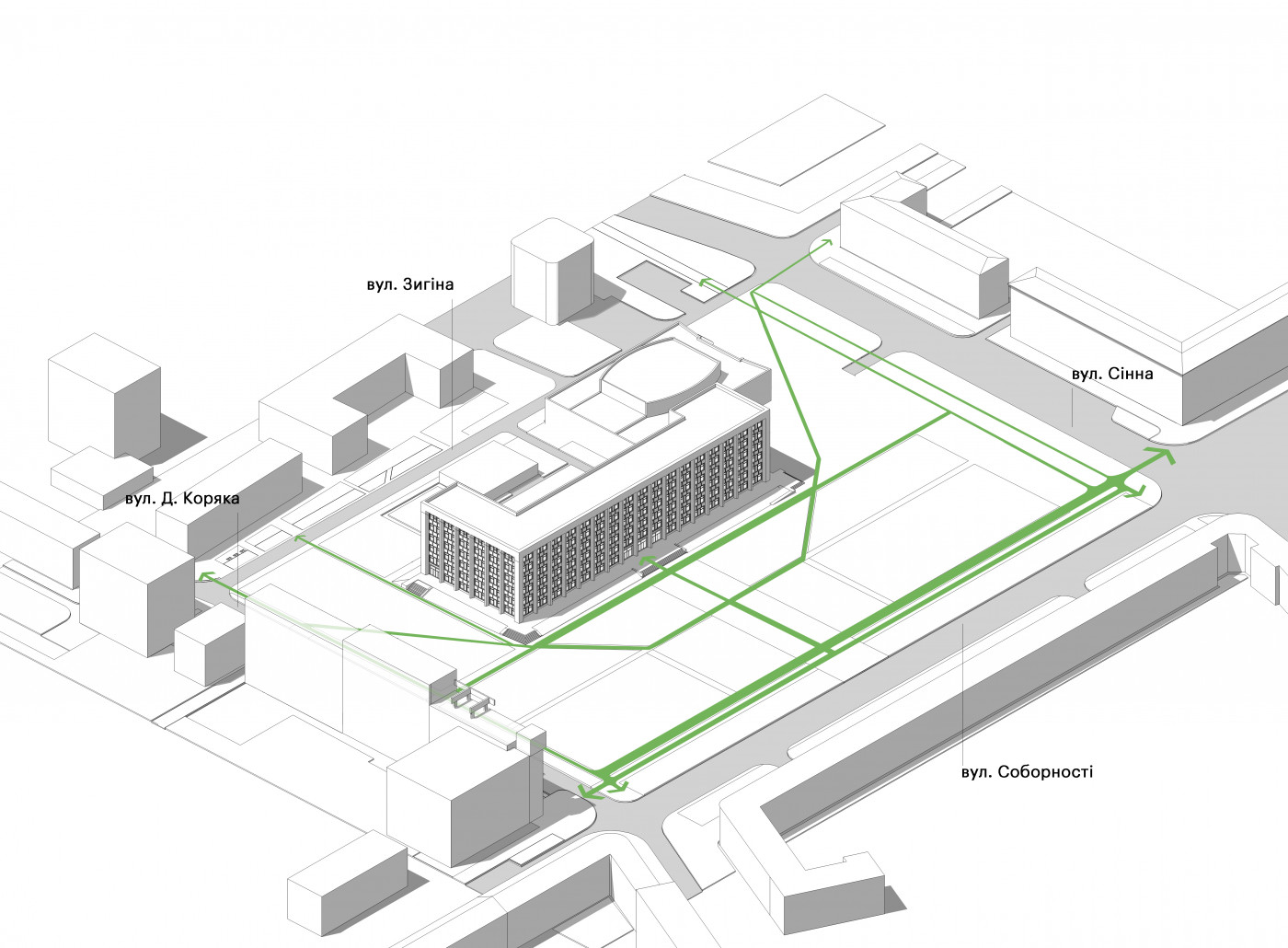 / Poltava Regional Administration Square / Poltava Regional Administration Square