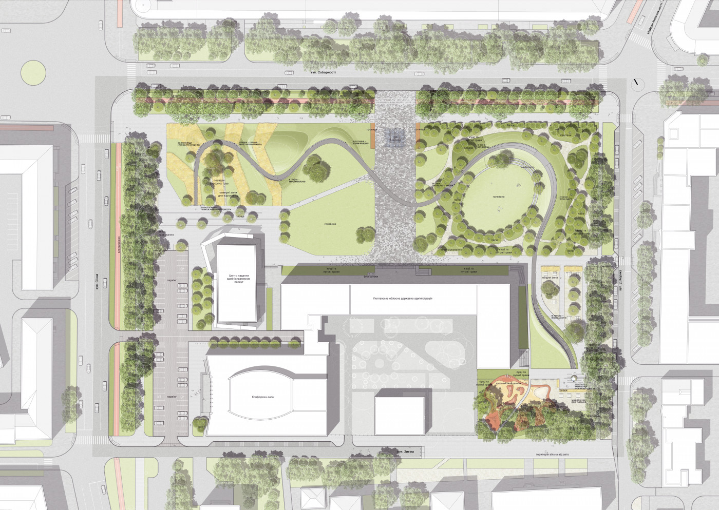 / Poltava Regional Administration Square / Poltava Regional Administration Square