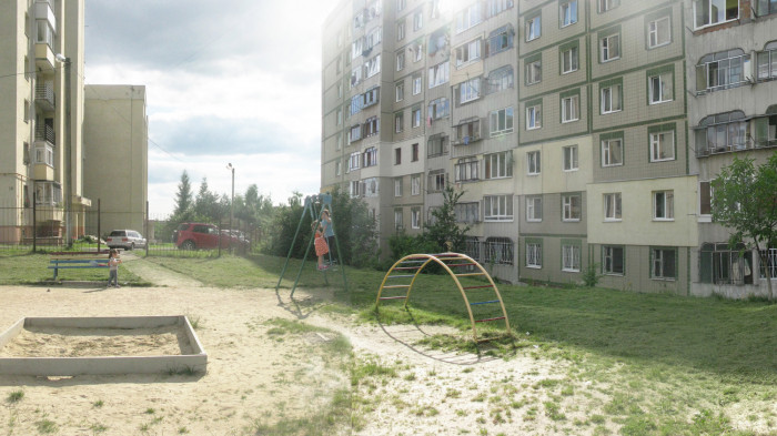 / Yard reconstruction