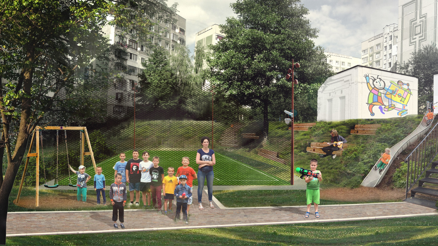 / Yard reconstruction