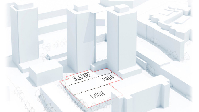 / Tetris Hall – Podium Landscape