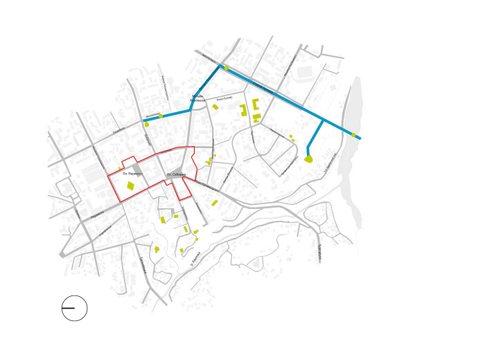 Пішохідно-рекреаційна мережа / Майдан Соборний - фото №1 Пішохідно-рекреаційна мережа / Майдан Соборний