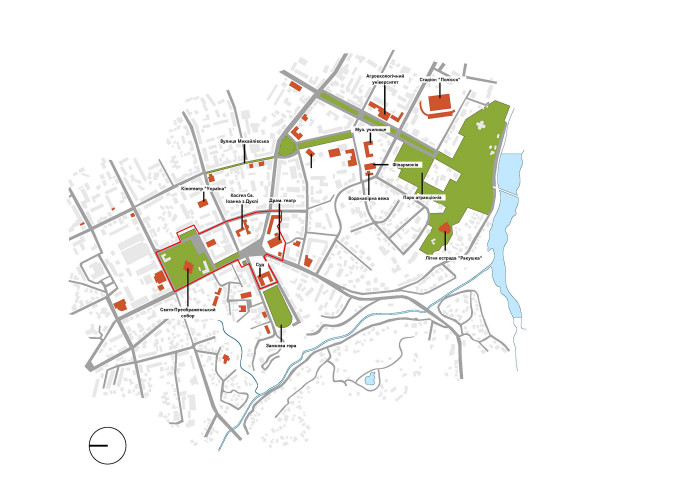 Точки тяжіння/знакові об’єкти / Майдан Соборний - фото №6 Точки тяжіння/знакові об’єкти / Майдан Соборний