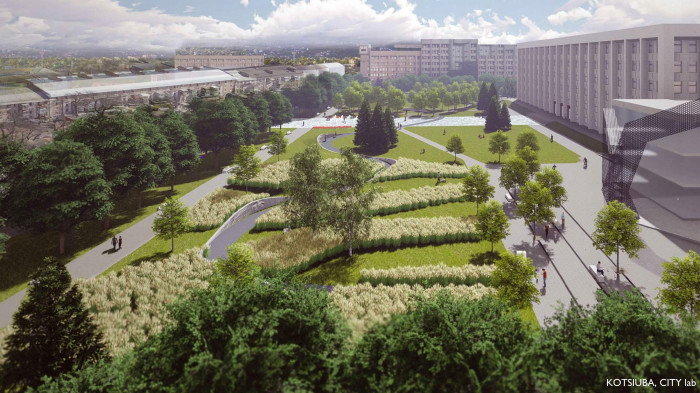 Таймлайн-меморіал "Територія Майдану" перед Полтавською ОДА - фото №1 Таймлайн-меморіал "Територія Майдану" перед Полтавською ОДА