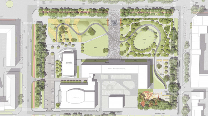 Таймлайн-меморіал "Територія Майдану" перед Полтавською ОДА - фото №2 Таймлайн-меморіал "Територія Майдану" перед Полтавською ОДА