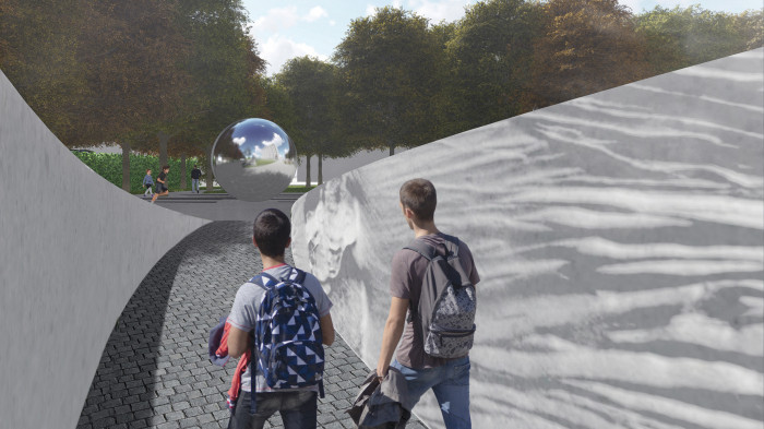 Таймлайн-меморіал "Територія Майдану" перед Полтавською ОДА - фото №3 Таймлайн-меморіал "Територія Майдану" перед Полтавською ОДА