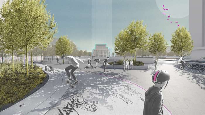 Soborny & Peremohy Squares – Reconstruction Concept