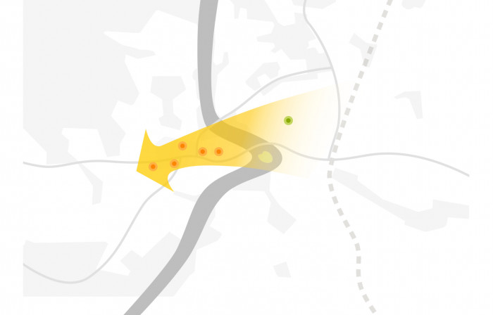 Правий берег захопив монополію на площі / Площа Перемоги