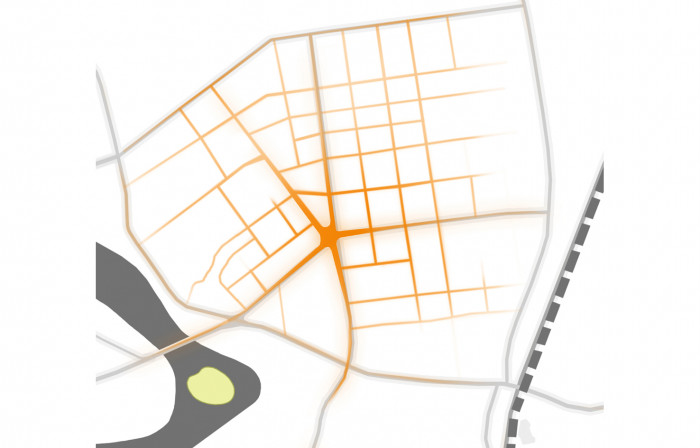 Насправді площа є центром Замостя / Площа Перемоги