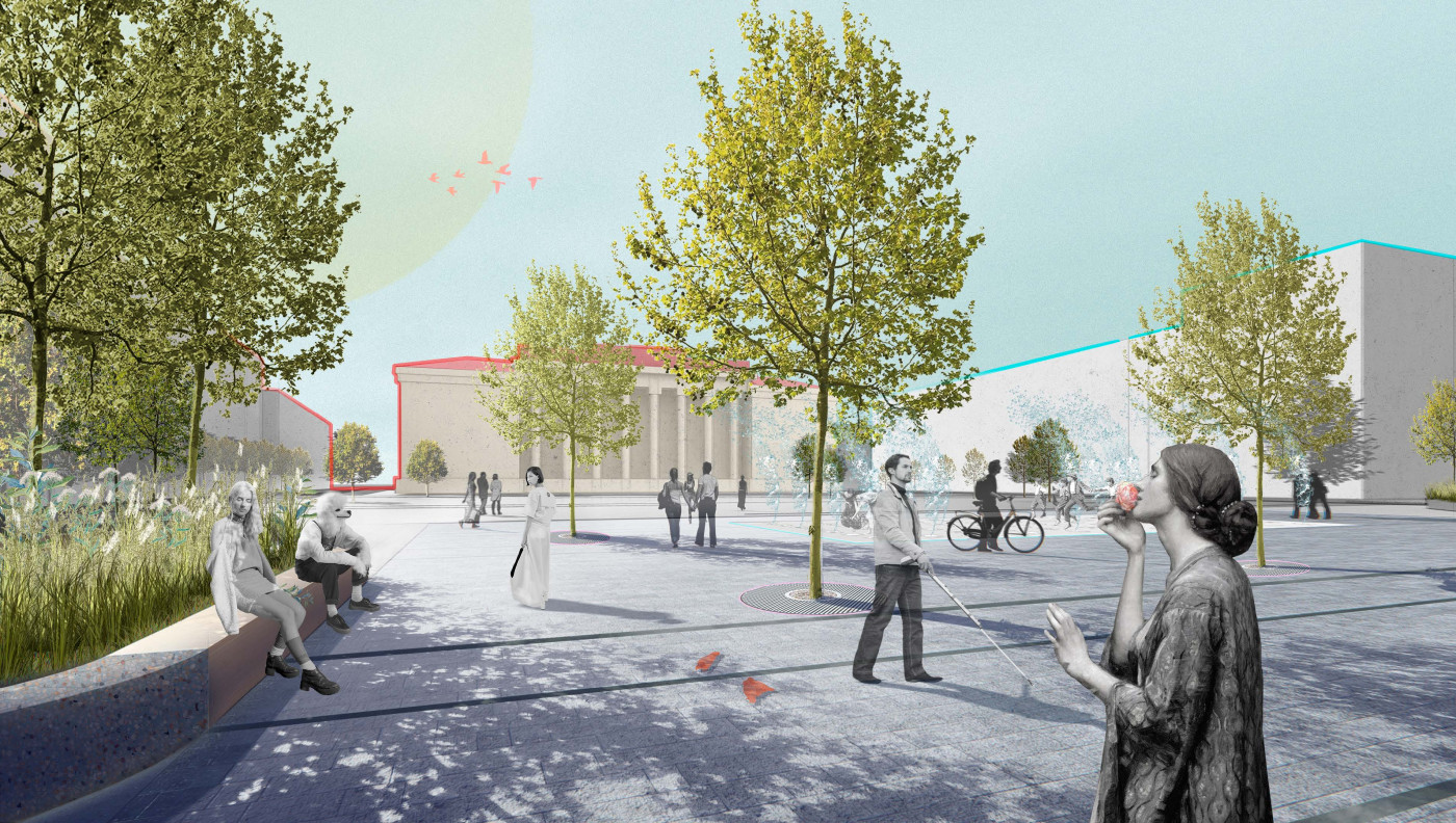 / Soborny & Peremohy Squares – Reconstruction Concept / Soborny & Peremohy Squares – Reconstruction Concept