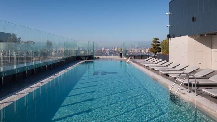 / Tetris Hall – Rooftop Garden