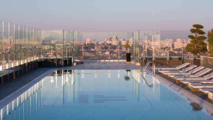 / Tetris Hall – Rooftop Garden