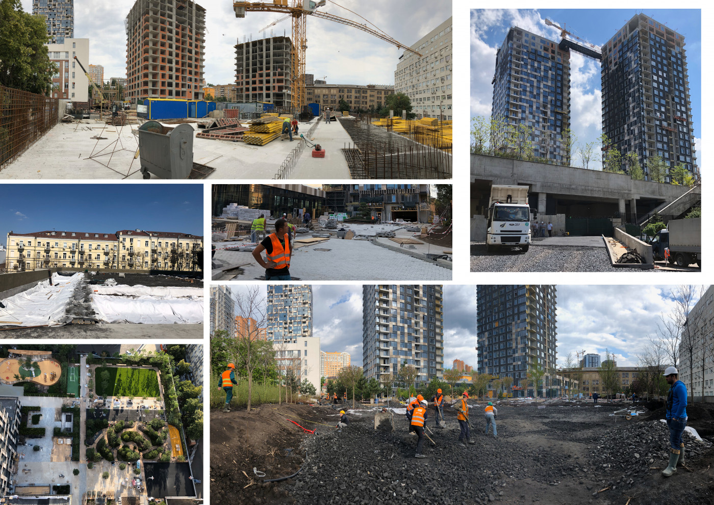 / Територія ЖК Tetris Hall