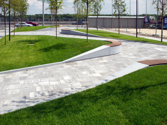 / Пішохідний бульвар ЖР 'Rybalsky'