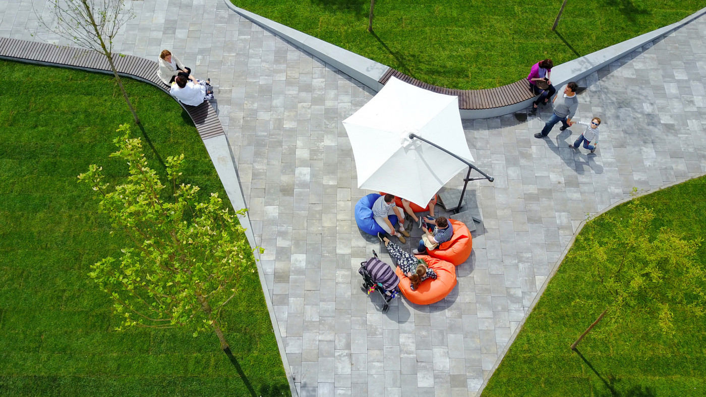/ Пішохідний бульвар ЖР 'Rybalsky' / Пішохідний бульвар ЖР 'Rybalsky'