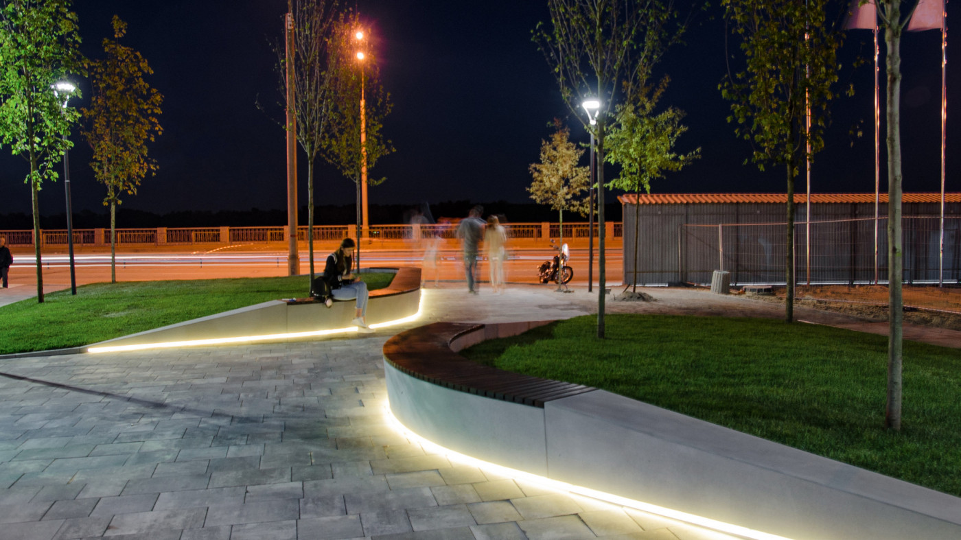 / Пішохідний бульвар ЖР 'Rybalsky' / Пішохідний бульвар ЖР 'Rybalsky'