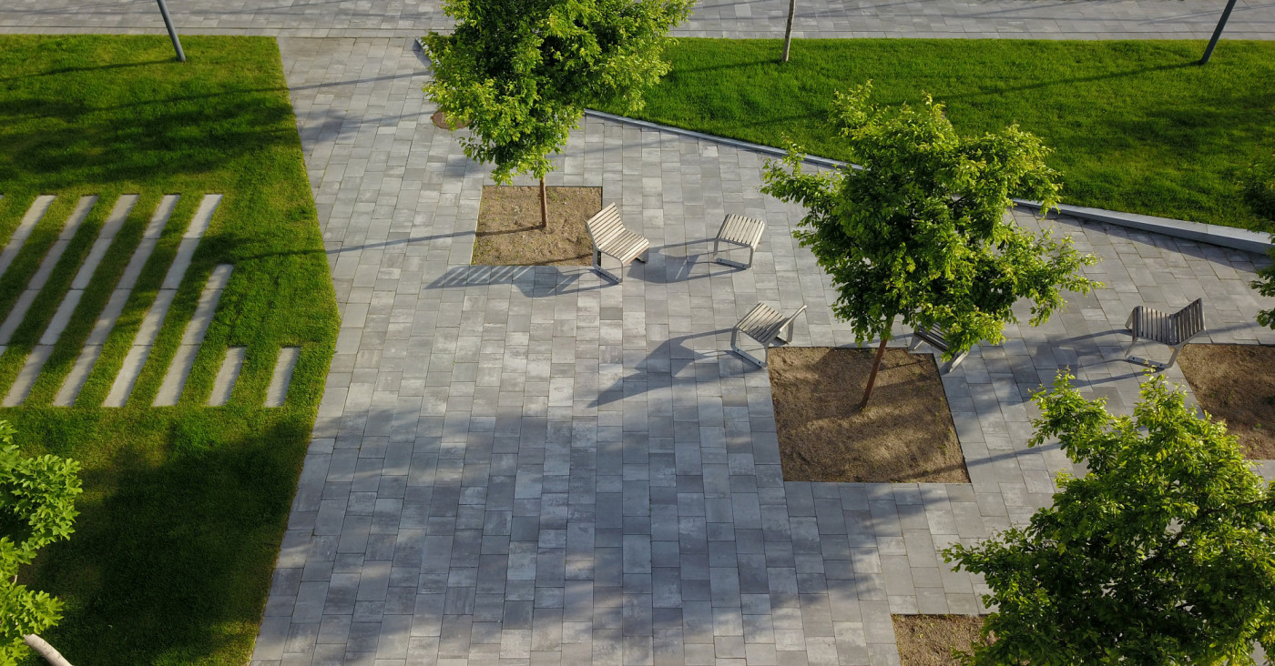 / Пішохідний бульвар ЖР 'Rybalsky' / Пішохідний бульвар ЖР 'Rybalsky'