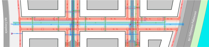/ Пішохідний бульвар ЖР 'Rybalsky'
