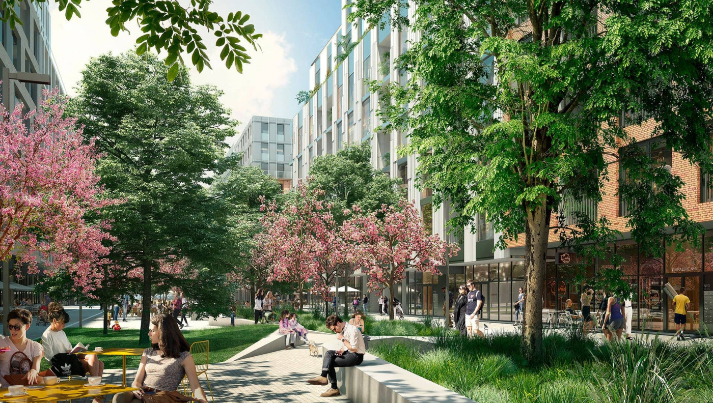 BURØ visuals BURØ visuals / Пішохідний бульвар ЖР 'Rybalsky'