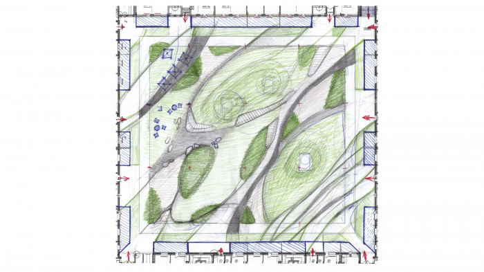 / Rybalsky – Inner Courtyard #3