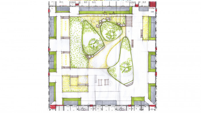 / Rybalsky – Inner Courtyard #3