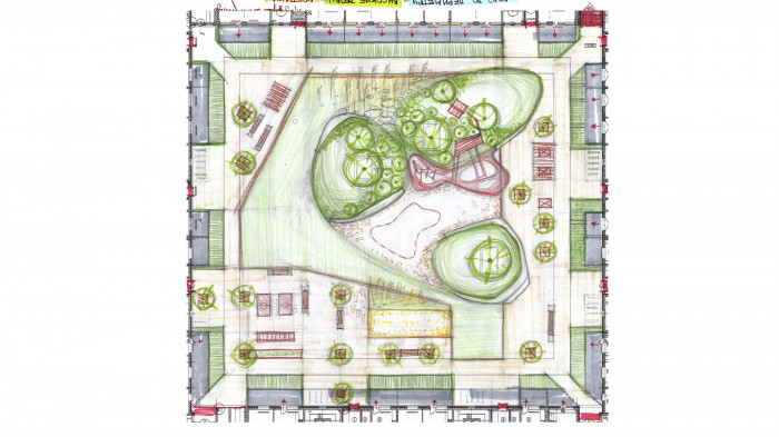 / Rybalsky – Inner Courtyard #3