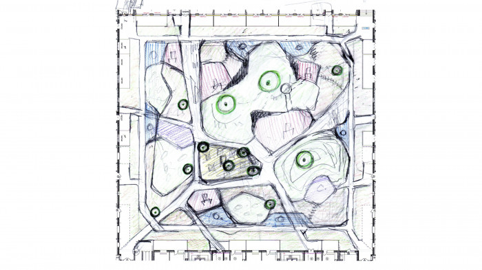 / Rybalsky – Inner Courtyard #3