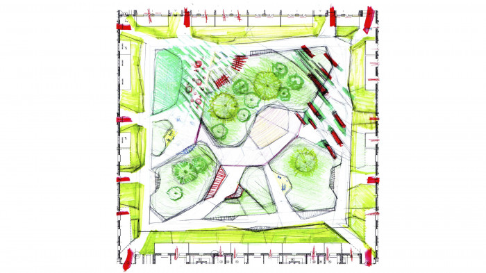 / Rybalsky – Inner Courtyard #3